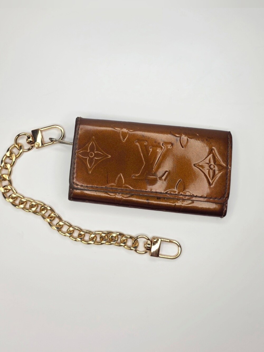 Louis Vuitton Bronze Vernis Key Cles Case ✨️ Authentic